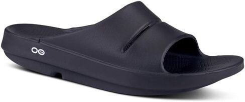 OOFOS Women's OOahh Recovery Slide Sandal - Black in Kuwait