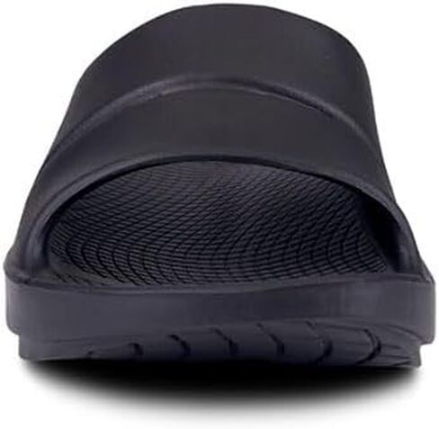 OOFOS Women's OOahh Recovery Slide Sandal - Black in Kuwait