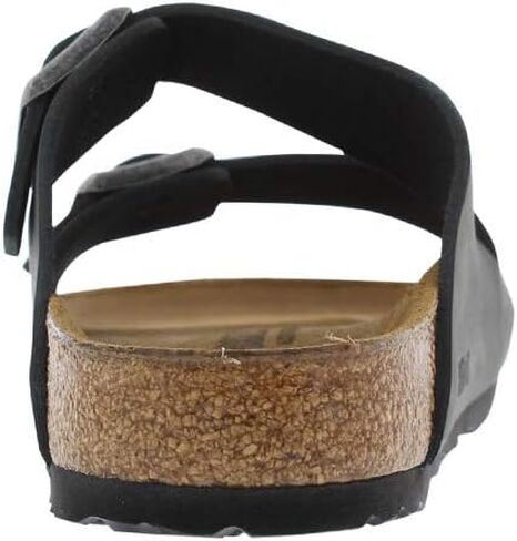 Birkenstock Unisex Arizona Sandal,Black Oiled Leather,41 M EU in Kuwait