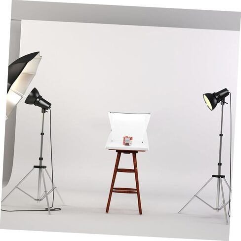 40cm Portable Mini Photography Light Box Tent with Adjustable LED Lighting, Folding Shooting Cube with 6 Color Backdrops for Product Photography in Kuwait