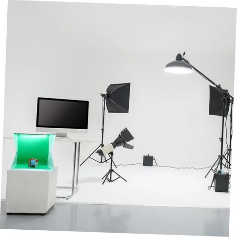 40cm Portable Mini Photography Light Box Tent with Adjustable LED Lighting, Folding Shooting Cube with 6 Color Backdrops for Product Photography in Kuwait