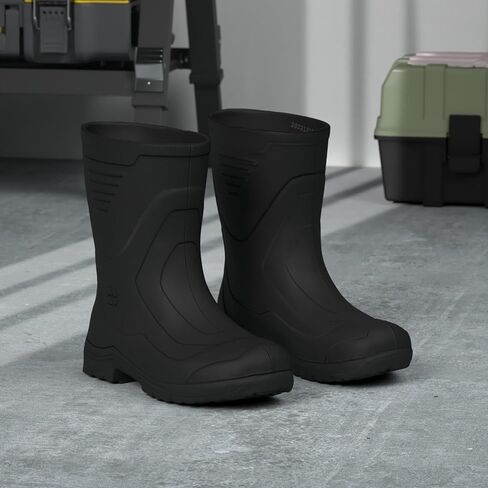 Shoes for Crews Bullfrog II Unisex Soft Toe Work Boot, Non-Slip, EH-Rated | Easy to clean & liquid-resistant with ladder grab & ASTM certification, slip-resistant for food processing & sanitation in Kuwait