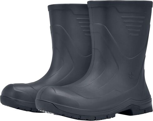 Shoes for Crews Bullfrog II Unisex Soft Toe Work Boot, Non-Slip, EH-Rated | Easy to clean & liquid-resistant with ladder grab & ASTM certification, slip-resistant for food processing & sanitation in Kuwait