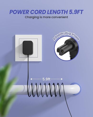 14V Charger for Black+Decker HHVJ315 HHVK320 Vacuum | For HHVJ315JD10, HHVJ315JMF71, HHVK320J10 and HHVK320JZ01; 14V 0.4A, NOT for 15V or 20V models. in Kuwait