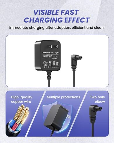 14V Charger for Black+Decker HHVJ315 HHVK320 Vacuum | For HHVJ315JD10, HHVJ315JMF71, HHVK320J10 and HHVK320JZ01; 14V 0.4A, NOT for 15V or 20V models. in Kuwait