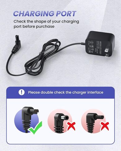 14V Charger for Black+Decker HHVJ315 HHVK320 Vacuum | For HHVJ315JD10, HHVJ315JMF71, HHVK320J10 and HHVK320JZ01; 14V 0.4A, NOT for 15V or 20V models. in Kuwait