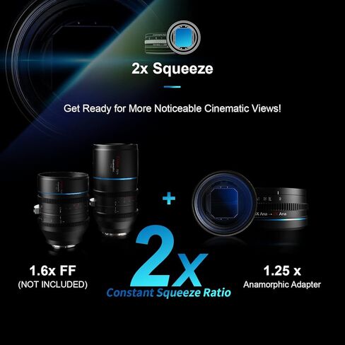 SIRUI 1.25x T2.9 Anamorphic Adapter for Venus Series Lenses with Front Single Focus in Kuwait