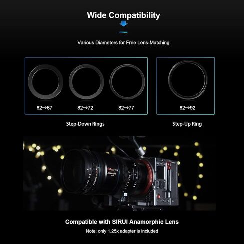 SIRUI 1.25x T2.9 Anamorphic Adapter for Venus Series Lenses with Front Single Focus in Kuwait