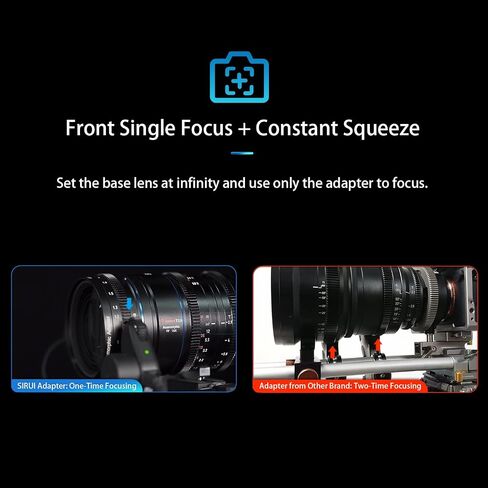 SIRUI 1.25x T2.9 Anamorphic Adapter for Venus Series Lenses with Front Single Focus in Kuwait