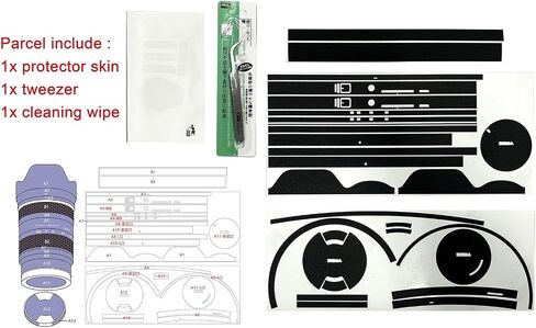 50 1.8 Camera Lens Skin Coat Wrap Protective Film Body Decal Anti-Scratch Sticker Accessories for Panasonic Lumix S 50mm F1.8(Titanium) in Kuwait