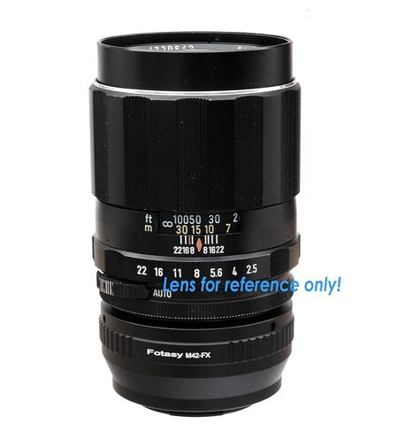 Fotasy Adjustable M42 Lens to Fuji X Adapter, 42mm Screw Mount Lens to X Mount Adapter Compatible with Fujifilm X-Mount X-Pro1 X-Pro2 X-E1 X-E2 X-E3 X-A5 X-M1 X-T1 X-T2 X-T3 X-T10 X-T20 X-T30 X-H1 in Kuwait