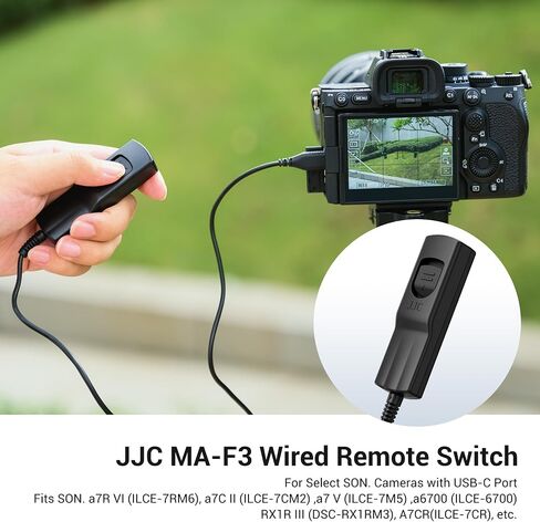 Camera Remote Shutter Release Wired Shutter for Sony Camera | Compact,34.6"/88cm,Release Control for Sony A7RVI A7RM6 A7V A7M5 A6700 A7CII RX1RIII A7CR ZV-E1 ZVE1 ZV-E10II ZVE10II in Kuwait