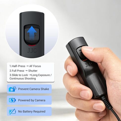 Camera Remote Shutter Release Wired Shutter for Sony Camera | Compact,34.6"/88cm,Release Control for Sony A7RVI A7RM6 A7V A7M5 A6700 A7CII RX1RIII A7CR ZV-E1 ZVE1 ZV-E10II ZVE10II in Kuwait
