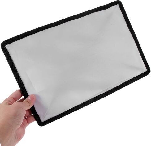 Homoyoyo Portable Camera Softbox Flash Diffuser for Top Flash Light, Dark Textile and Iron Reflector, Easy to Install, Improves Photography Quality for Portrait and Outdoor Use in Kuwait