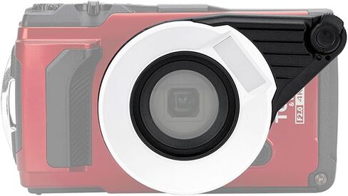 Compact Camera Diffuser for TG7, Front Mount Light Softening Cover with White Diffuser Face for Detail Photos and Routine Photo Use in Kuwait