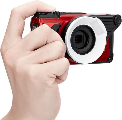 Compact Camera Diffuser for TG7, Front Mount Light Softening Cover with White Diffuser Face for Detail Photos and Routine Photo Use in Kuwait
