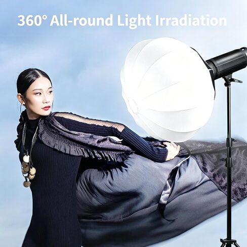 65Cm Softbox Ball Sphere Diffuser for Studio Flashing Monolight Continuous Lighting Photo Video Live Streaming Accessories Globular Softbox in Kuwait