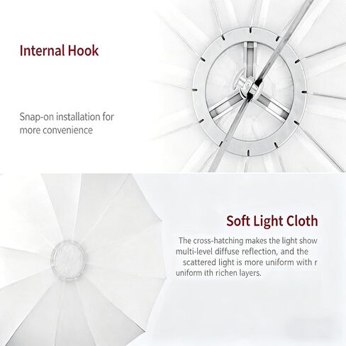 65Cm Softbox Ball Sphere Diffuser for Studio Flashing Monolight Continuous Lighting Photo Video Live Streaming Accessories Globular Softbox in Kuwait