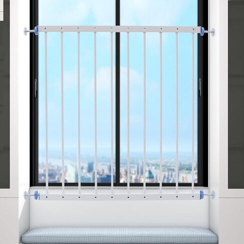 Baby Window Guards for Children, Adjustable Wide Kids Safety Window Guard Prevents Accidental Falls, Home Security Childproof Interior Bar Guard for Windows Wide 30.7" - 34.3"(1 Panels) in Kuwait