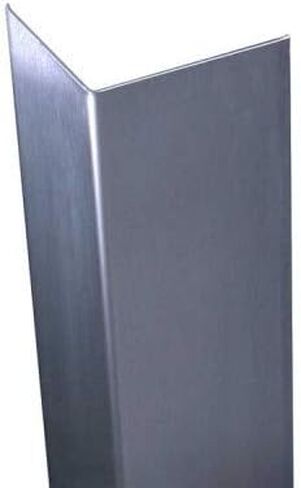 Stainless Steel Corner Guard, 3" X 3" X 36", No Wings - Flat Sides in Kuwait