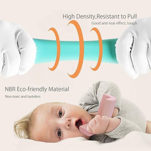 Baby Safety Baby Edge & Corner Guards,2M/6.6ft Corner Protectors Furniture Table Edge Protectors L Shape with Strong Adhesive Tape,Colorful Child Protection(Light Brown) in Kuwait