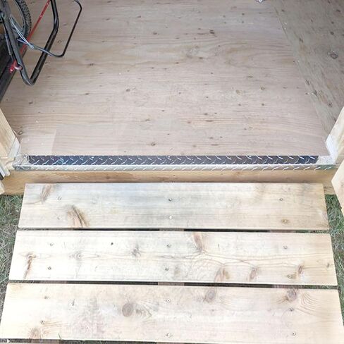 Diamond Plate Angle, Stainless Steel Corner Guard 2 x 2 x 48 inch, Metal Stair Nosing, Wall Trim, Pack of 4(Outside Corner) in Kuwait