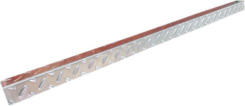 Diamond Plate Angle, Stainless Steel Corner Guard 2 x 2 x 48 inch, Metal Stair Nosing, Wall Trim, Pack of 4(Outside Corner) in Kuwait