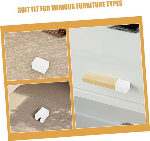 UPKOCH Baby Proof Corner Protectors F Shape Drawer Handle Covers Silicone Edge Guards for Child Safety Cabinet Door Bumpers Soft Anti-Collision Guards in Kuwait