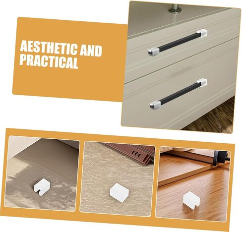 UPKOCH Baby Proof Corner Protectors F Shape Drawer Handle Covers Silicone Edge Guards for Child Safety Cabinet Door Bumpers Soft Anti-Collision Guards in Kuwait