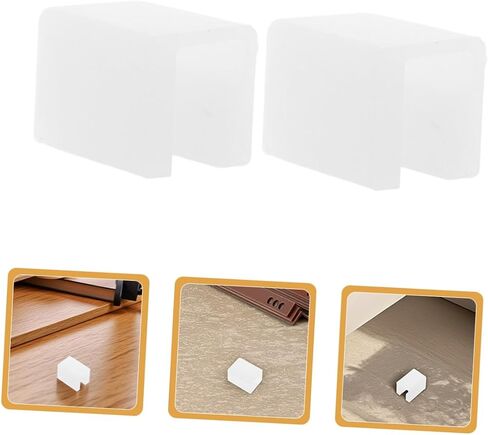 UPKOCH Baby Proof Corner Protectors F Shape Drawer Handle Covers Silicone Edge Guards for Child Safety Cabinet Door Bumpers Soft Anti-Collision Guards in Kuwait