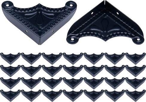 T Tulead 30Pcs Iron Box Corner Protectors 1.54in Furniture Box Edge Guards in Kuwait