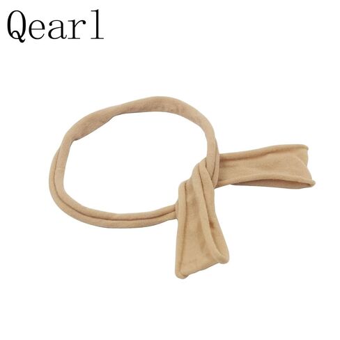 Qearl 60 Pack Soft Stretchy DIY Nylon Headbands Hair Bands for Newborns | Bows DIY Accessories for Baby Girls in Kuwait