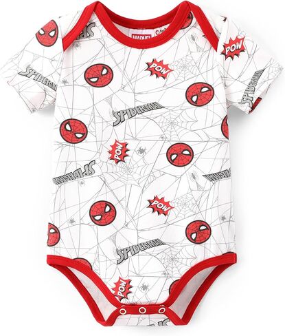 Disney Marvel Spiderman Cars Stitch Pooh Baby Boys Bodysuit Newborn-Infant in Kuwait