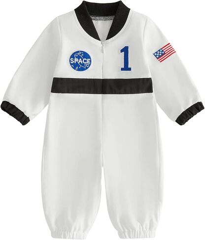 Baby Astronaut Outfit Zipper Romper Space Onesie One Piece Jumpsuit | Baby boy girl astronaut outfit, Baby astronaut onesie, Baby space onesie, Zipper closure, for party/Halloween/birthday gifts in Kuwait