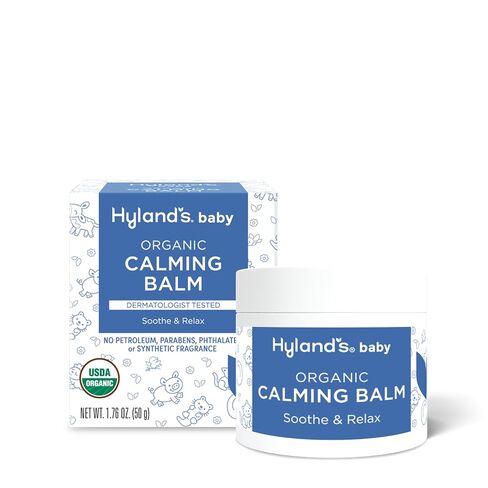 Hyland's Baby Organic Calming Balm, Soothe and Relax, With Organic Lavender, Eucalyptus, and Bergamot Fruit Oil, Safe and Gentle, Dermatologist Tested, 1.76 oz. in Kuwait