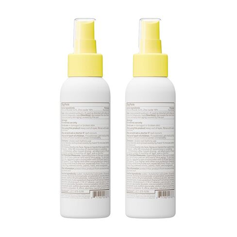 Sun Bum Baby Bum SPF 50 Sunscreen Spray | Mineral Uva/Uvb Face & Body Protection for Sensitive Skin | Fragrance Free | Travel Size | 3 fl oz | 2 Pack in Kuwait