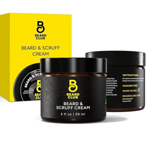 The Beard Club Biotin Beard Cream - Moisturizing and Hydrating Shea Butter for Healthier Facial Hair & Skin in Kuwait