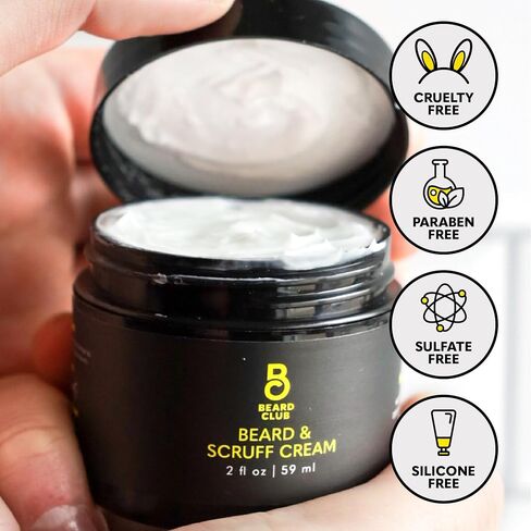 The Beard Club Biotin Beard Cream - Moisturizing and Hydrating Shea Butter for Healthier Facial Hair & Skin in Kuwait
