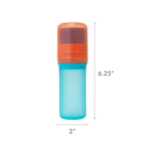 Boon Yuvi Sunscreen Applicator for Kids - Refillable and Spill Proof Kids Sunscreen Brush with Soft Foam Sponge - Summer Beach Essentials for Vacation - 3 Oz Travel Size - 1 Count in Kuwait