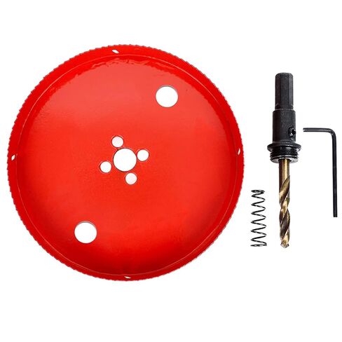 5.3 Inch Bi-Metal Hole Saw HSS Hole Cutter Heavy Duty for Drilling Wood Plastic Plywood Ceiling Thin Metal(135mm) in Kuwait
