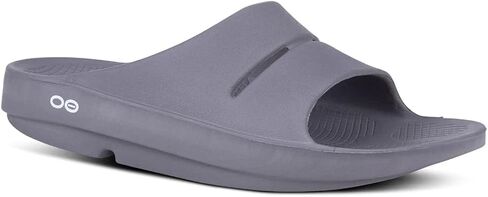 OOFOS - Unisex OOahh Sport - Post Run Recovery Slide Sandal (Slate Grey, US Men's Size 13/Women's Size 15) in Kuwait