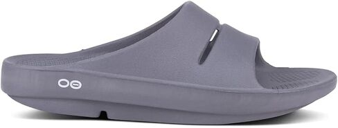 OOFOS - Unisex OOahh Sport - Post Run Recovery Slide Sandal (Slate Grey, US Men's Size 13/Women's Size 15) in Kuwait