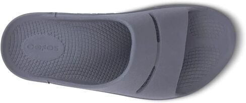 OOFOS - Unisex OOahh Sport - Post Run Recovery Slide Sandal (Slate Grey, US Men's Size 13/Women's Size 15) in Kuwait
