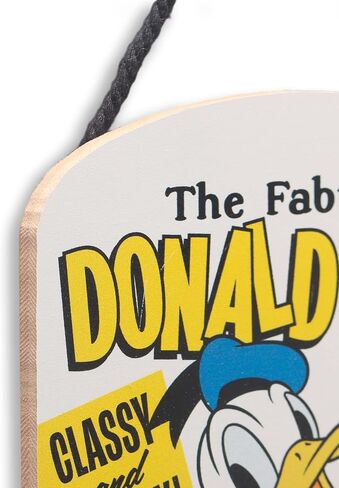 Disney Donald Duck Hanging Wood Wall Decor | The Fabulous Donald Duck Sign for Kids' Bedroom or Movie Room in Kuwait
