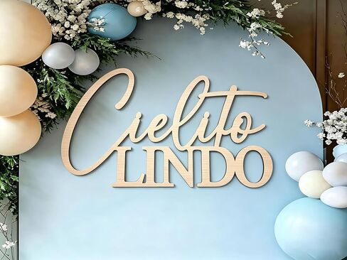 Cielito Lindo Sign for Background,Wooden Mexican Themed Party Decorations for Mexican Baby Show Birthday Wedding Bridal Shower Party Decorations in Kuwait