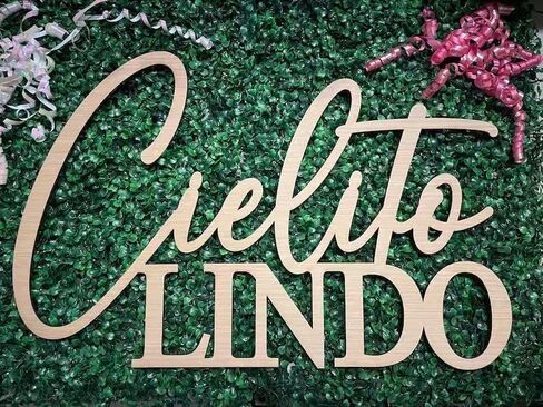 Cielito Lindo Sign for Background,Wooden Mexican Themed Party Decorations for Mexican Baby Show Birthday Wedding Bridal Shower Party Decorations in Kuwait