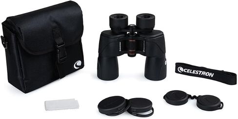 Celestron SkyMaster Pro ED 7x50 Binoculars for Wide Night-Sky Views | ED Glass for Sharp Views, XLT Fully Multi-Coated Optics, Waterproof & Fogproof, Rubber Armored, Wide 7.4° Field of View in Kuwait