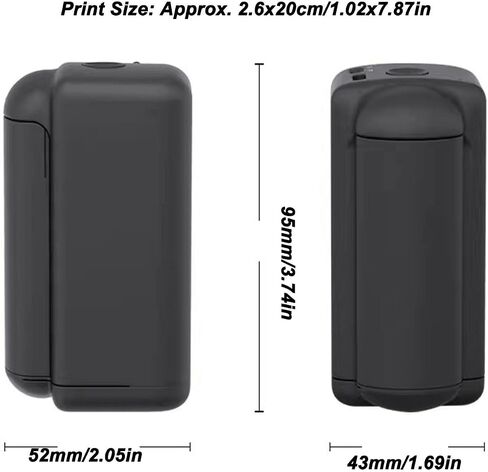 Handheld Inkjet Printer, Fast Drying Portable Mini Coding Machine with Bluetooth for Smartphone, Print on Cloth Wood Glass Bag Cup in Kuwait