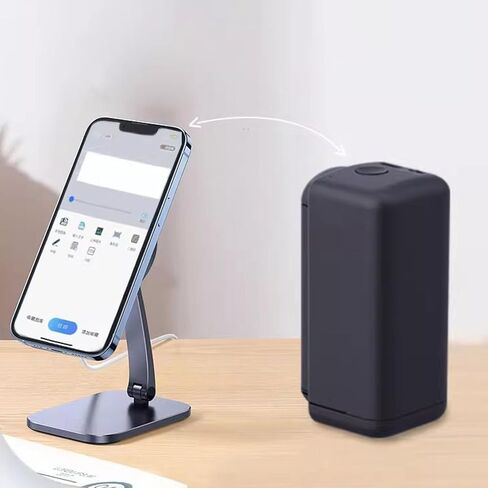 Handheld Inkjet Printer, Fast Drying Portable Mini Coding Machine with Bluetooth for Smartphone, Print on Cloth Wood Glass Bag Cup in Kuwait