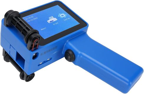 Handheld Inkjet Printer Portable Cordless Mini Printer Gun with 4.3in HD Touch Screen No Required 12.7mm Print Height for QR Code Barcode Label Printing on Multiple Material in Kuwait